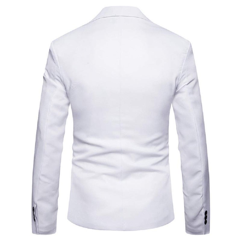 Catheive Men's Blazer Lightweight Casual Solid One Button Slim Fit Sport Coat - Image 3